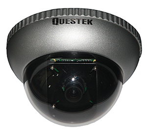 QTC-301D --QUESTEK-- Camera Dome 1/3 Sony CCD, 520 TV Lines