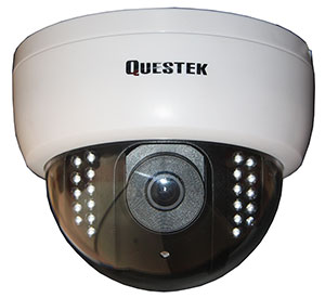 QUESTEK -- QTC-402F: Camera Dome hồng ngoại 1/3” Type ExView HAD Sony CCD II, 650 TVL