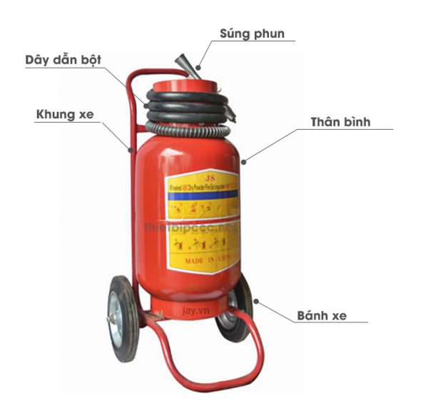cau-tao-binh-chua-chay-35kg-xe-day bình chữa cháy 35kg bột BC MFTZ35